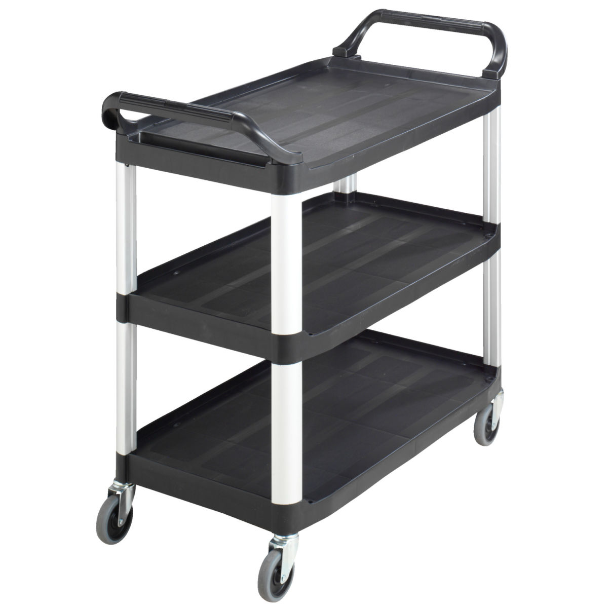 PULSIVA Servierwagen Perfect Junior 82.5x41x85 cm (BxTxH); schwarz/grau