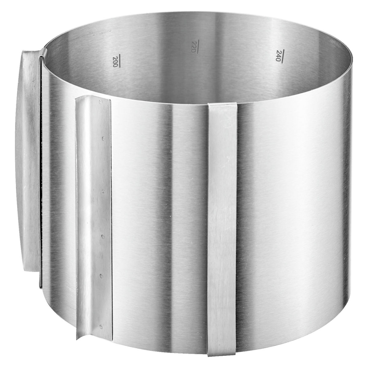 Anello per torte Surprise regolabile Westmark; 30x15 cm (ØxH); argento; rotonda