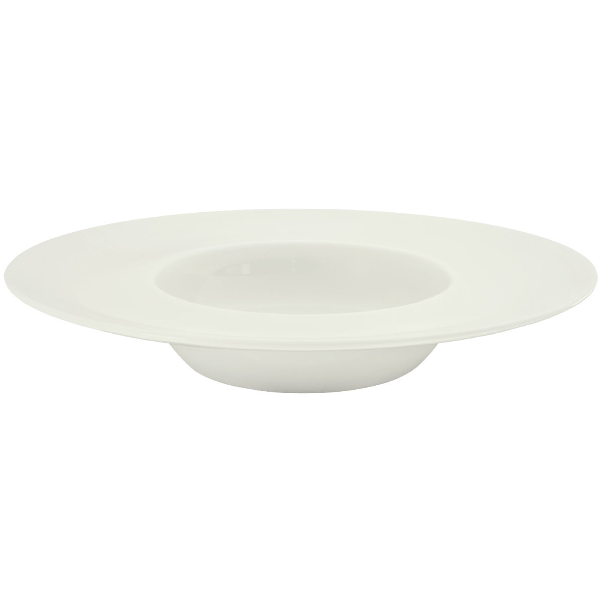 Vega Pastabord Opus met brede rand; 500ml, 29x5.2 cm (ØxH); ivoor; rond; 4 stuk / verpakking