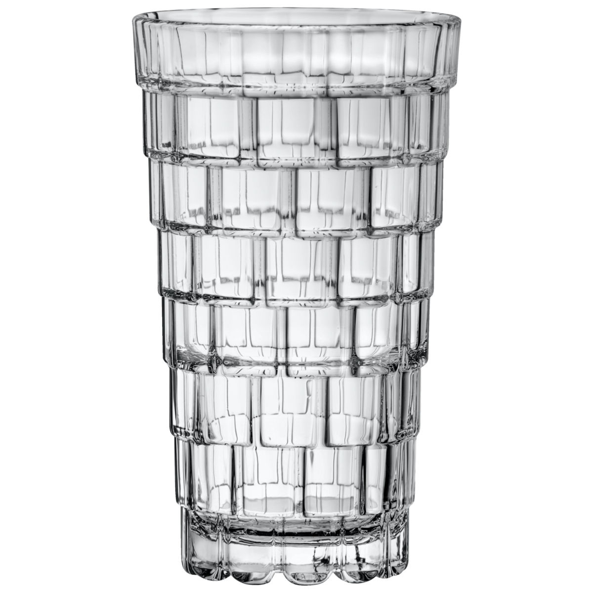 Tumbler alto Stack impilabile RCR; 390ml, 8x14.1 cm (ØxH); trasparente; 6 pz. / confezione