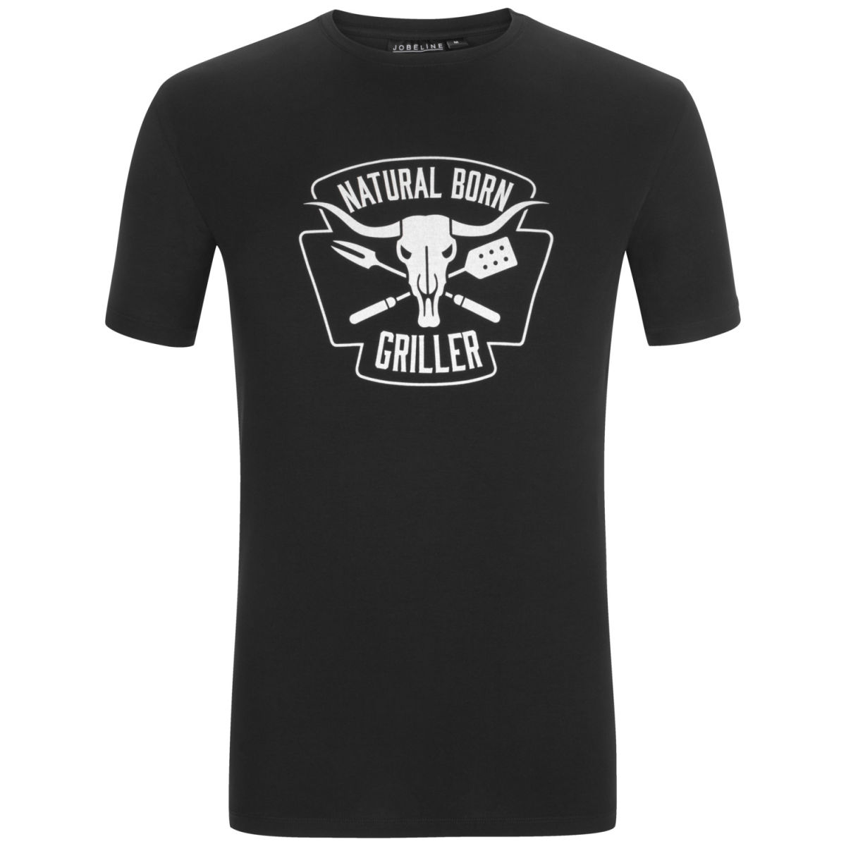 T-shirt da uomo Natural Born Griller JOBELINE; Taglia S; nero