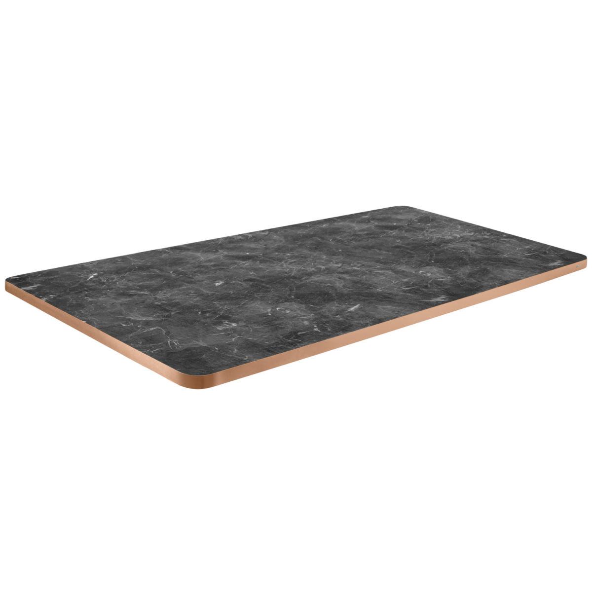 VEGA Indoor-Tischplatte Marvani rechteckig 120x80x2.5 cm (LxBxH); kupfer/schwarz/marmoriert; rechteckig