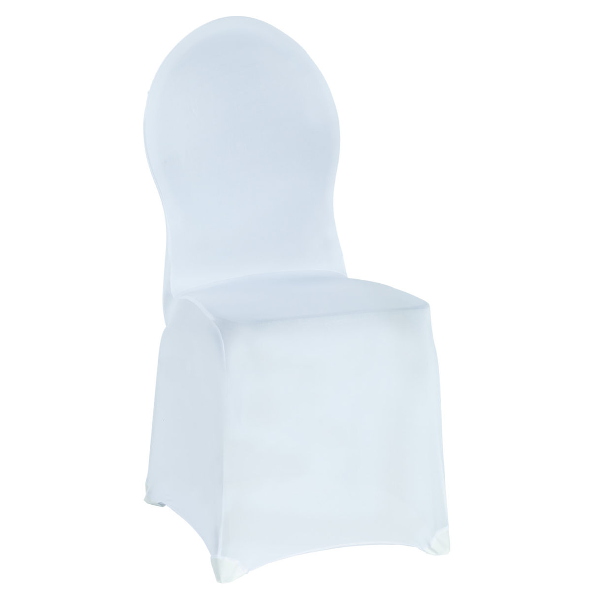 Coprisedia Bankett con schienale tondo PULSIVA; 40x44x95 cm (LxLxH); bianco