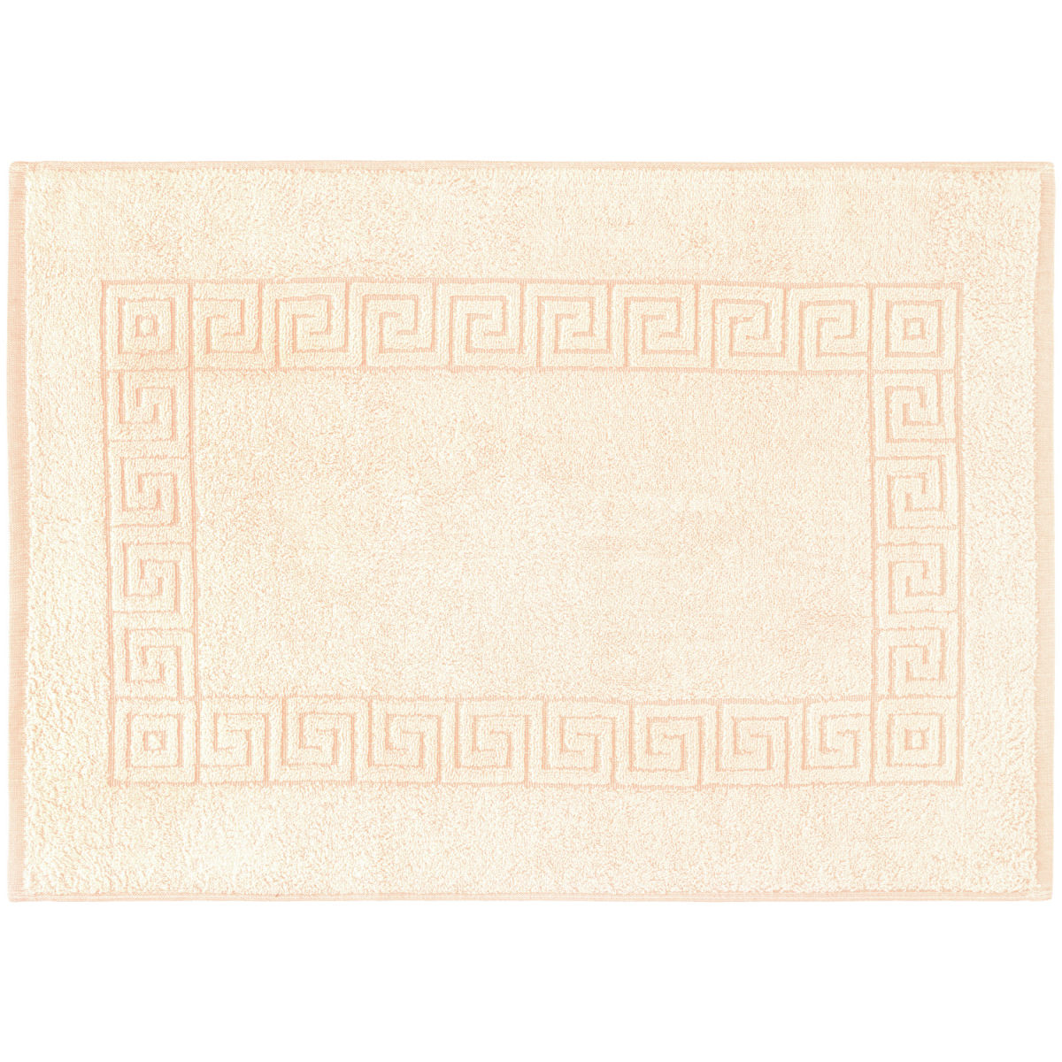 Tappeto bagno Atene con bordo PULSIVA; 50x70 cm (LxL); albicocca