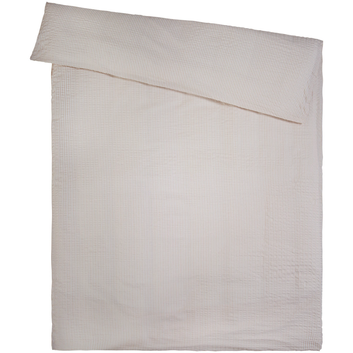 Copripiumino Den Haag Seersucker ERWIN M.; 135x200 cm (LxL); sabbia