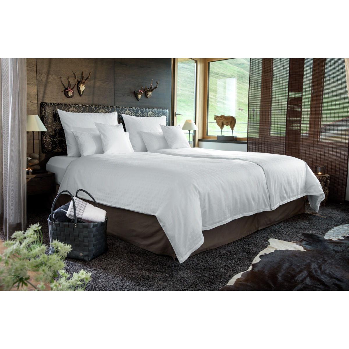 Tessuto al metro Cube ERWIN M.; 160 cm (L); bianco