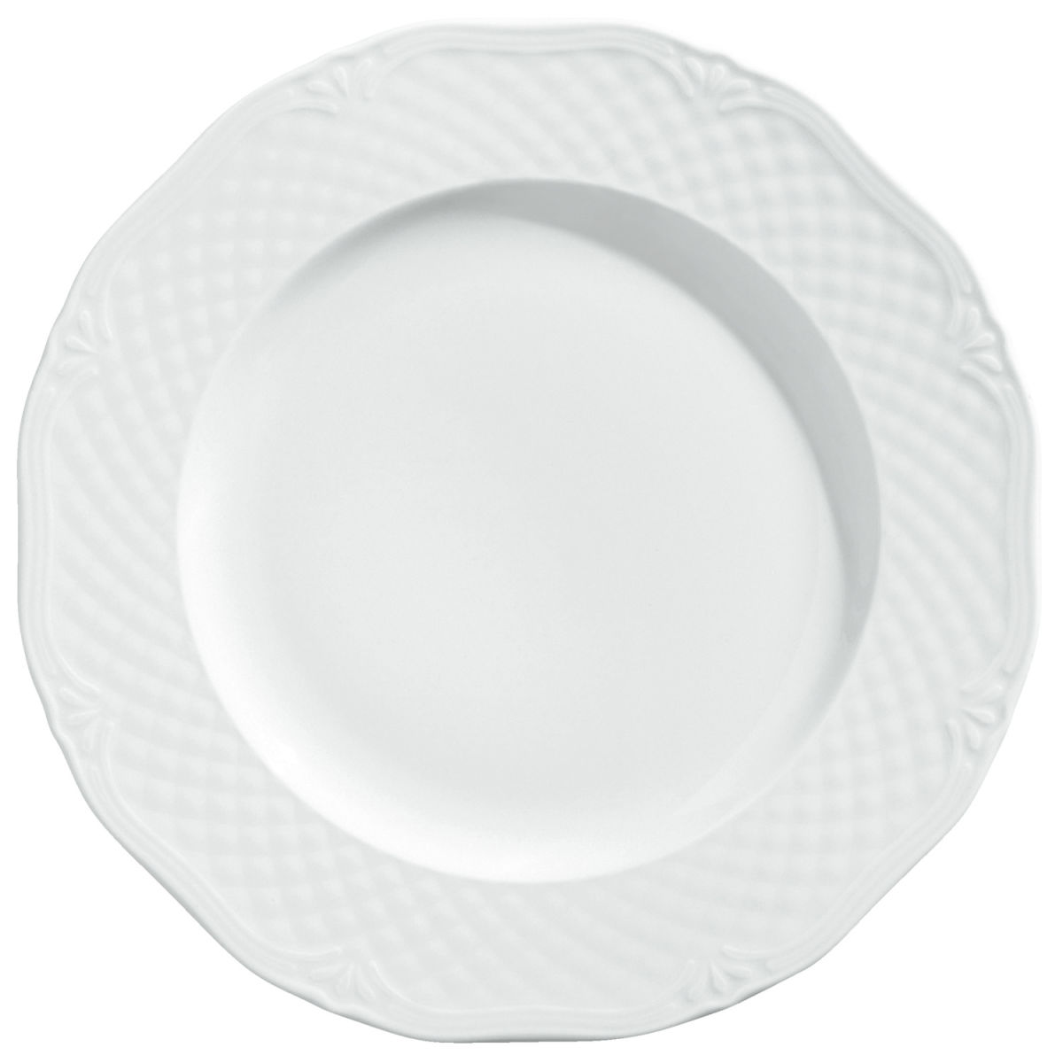 Piatto piano Zurigo VEGA; 27 cm (Ø); bianco; rotonda; 6 pz. / confezione