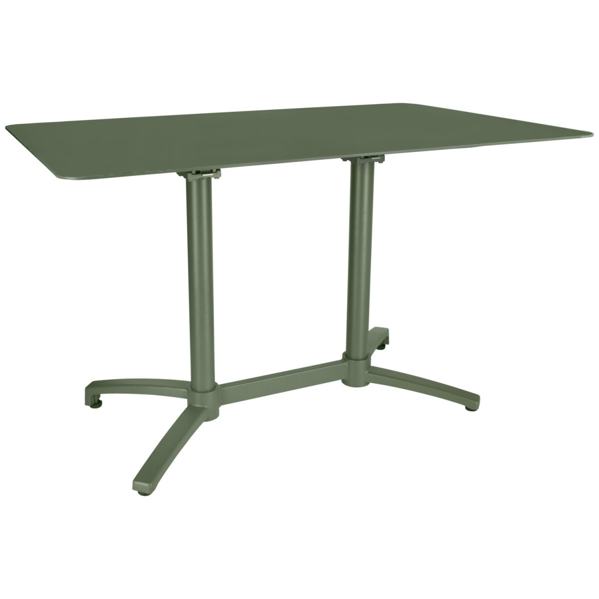 VEGA Utebord i aluminium Taipa rektangulärt; 120x80x72 cm (LxBxH); Bordsskiva Oliv, Ram Oliv; Rektangulär