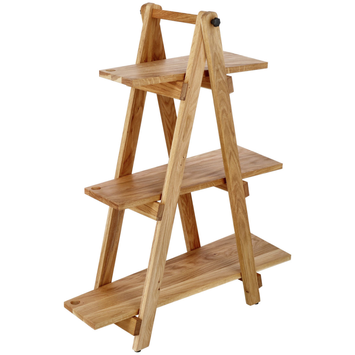Vega Etag&egrave;re Pollino inclusief inzetplaten; 83x98x32 cm (BxHxD); eiken