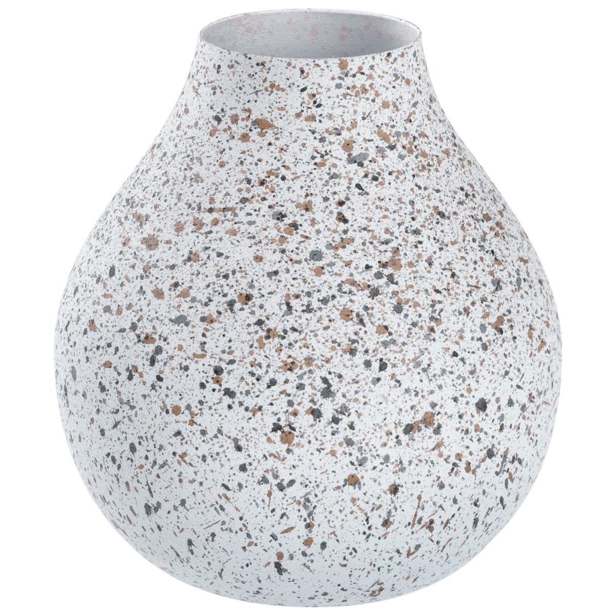 Vaso Adah; 12x14.5 cm (ØxH); bianco/grigio/marrone/antracite