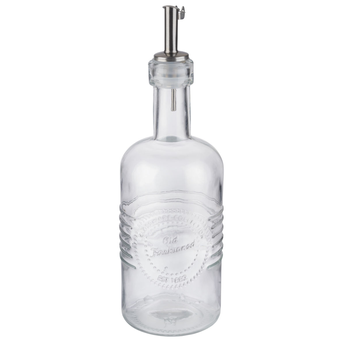 Bottiglia olio/aceto, 350 ml APS; 350 ml, 7x22 cm (ØxH); acciaio inox/trasparente