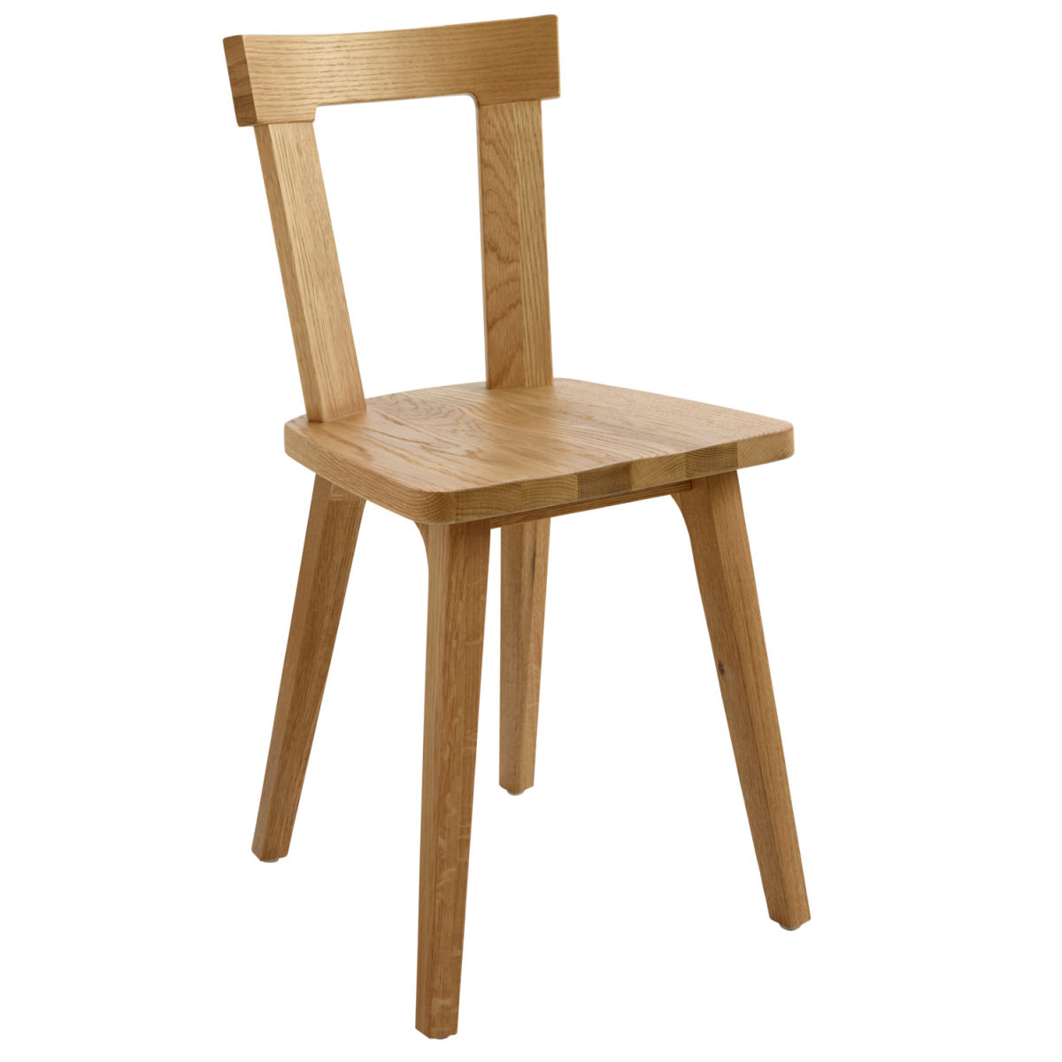 Sedia Campano VEGA; 42x46x84 cm (LxPxH); quercia/naturale; 2 pz. / confezione