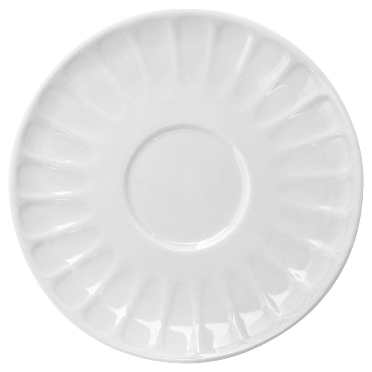 Piattino cappuccino Bel Colore VEGA; 14 cm (Ø); bianco; 6 pz. / confezione