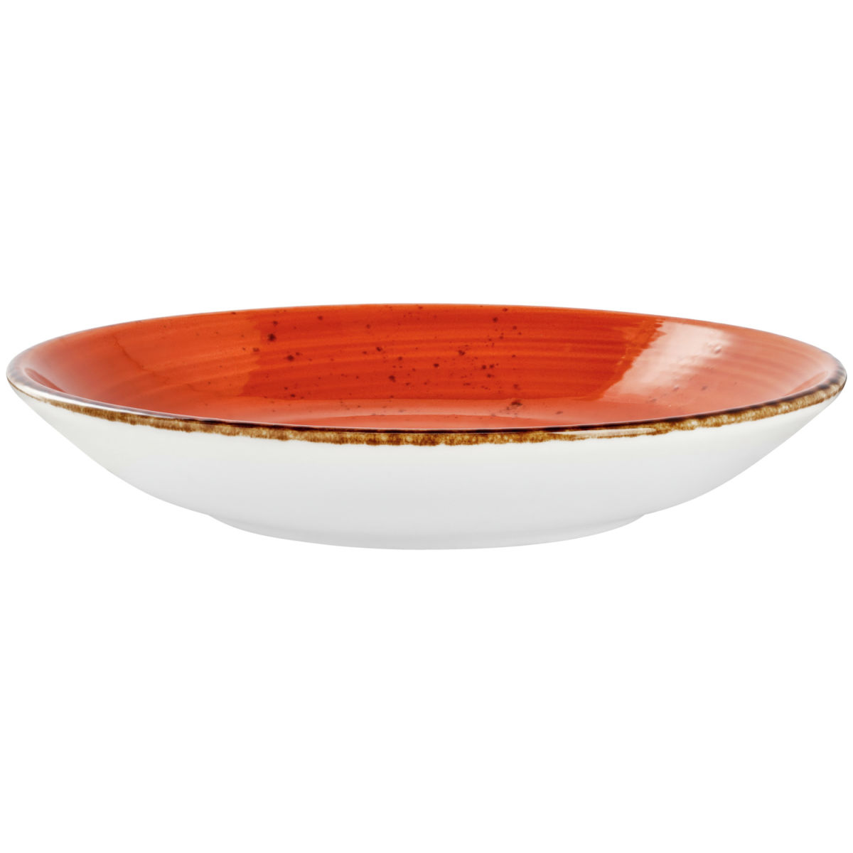 Vega Diep bord Nebro; 900ml, 25.2x4.3 cm (ØxH); rood; rond; 6 stuk / verpakking