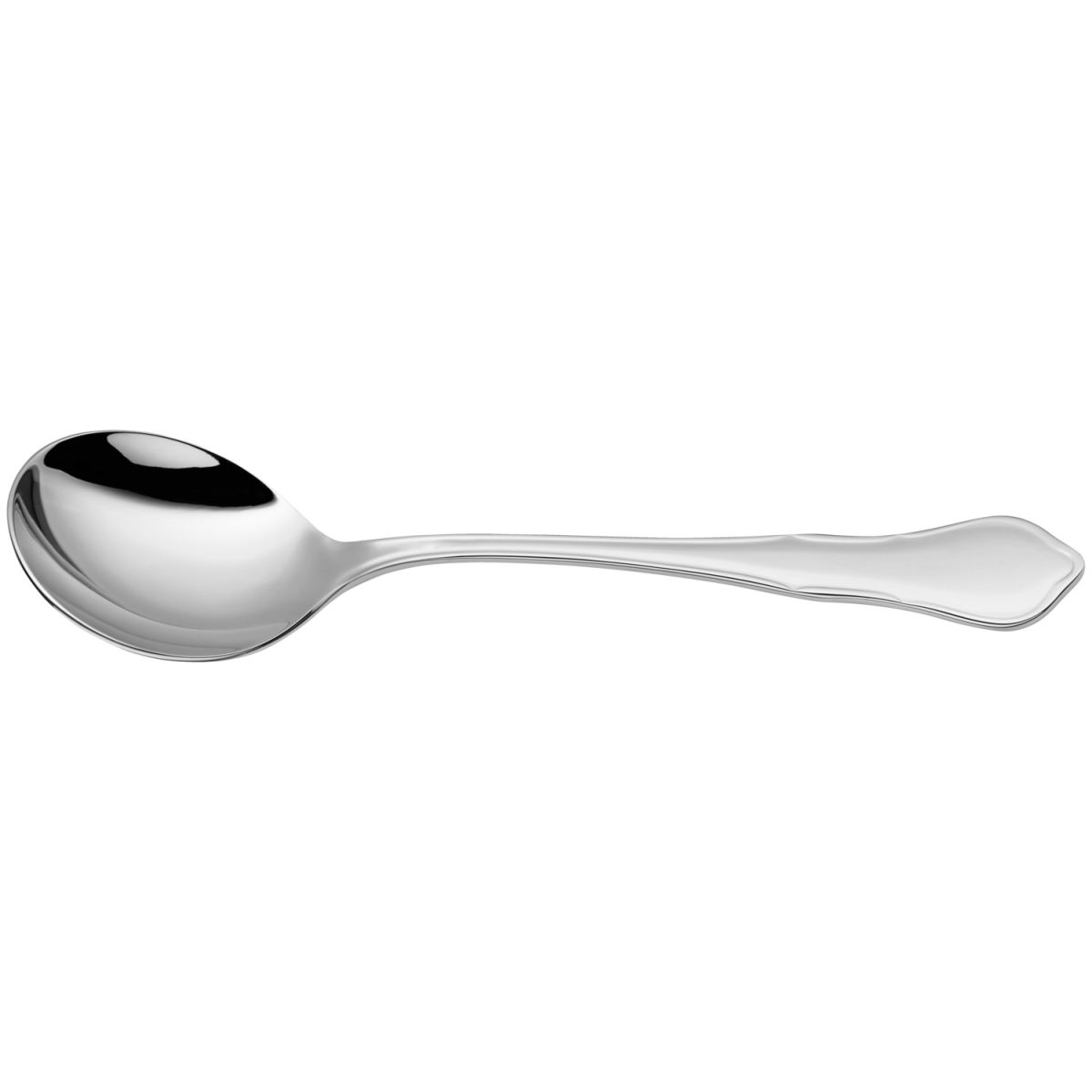 VEGA Tassenlöffel Chippendale 18.8 cm (L); silber, Griff silber; 12 Stück / Pack