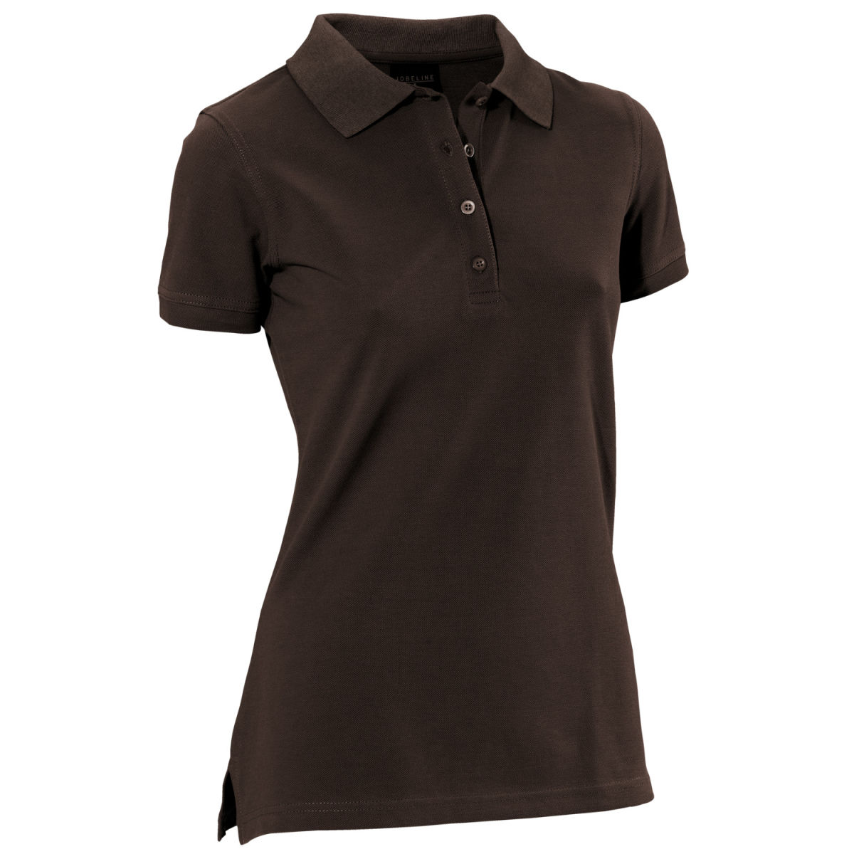 Polo para mujer Fly manga corta JOBELINE; Talla 2XL; chocolate