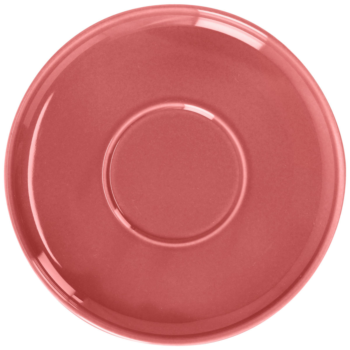 Piattino sottotazza da tè Alegria VEGA; 18 cm (Ø); rosso chiaro; rotonda; 6 pz. / confezione