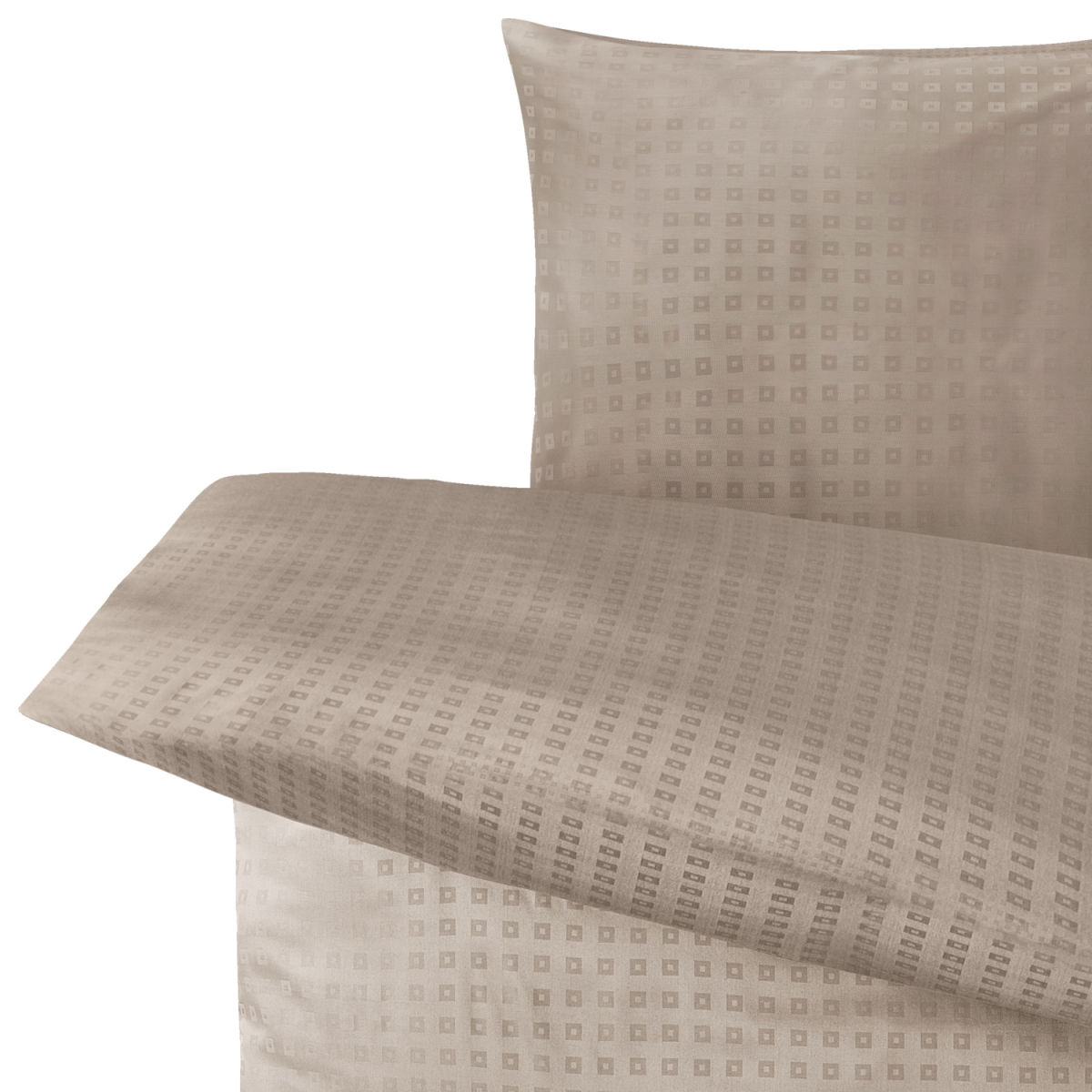 Coordinato letto Cube ERWIN M.; 135x200 cm (LxL), 80x80 cm (LxL); tortora