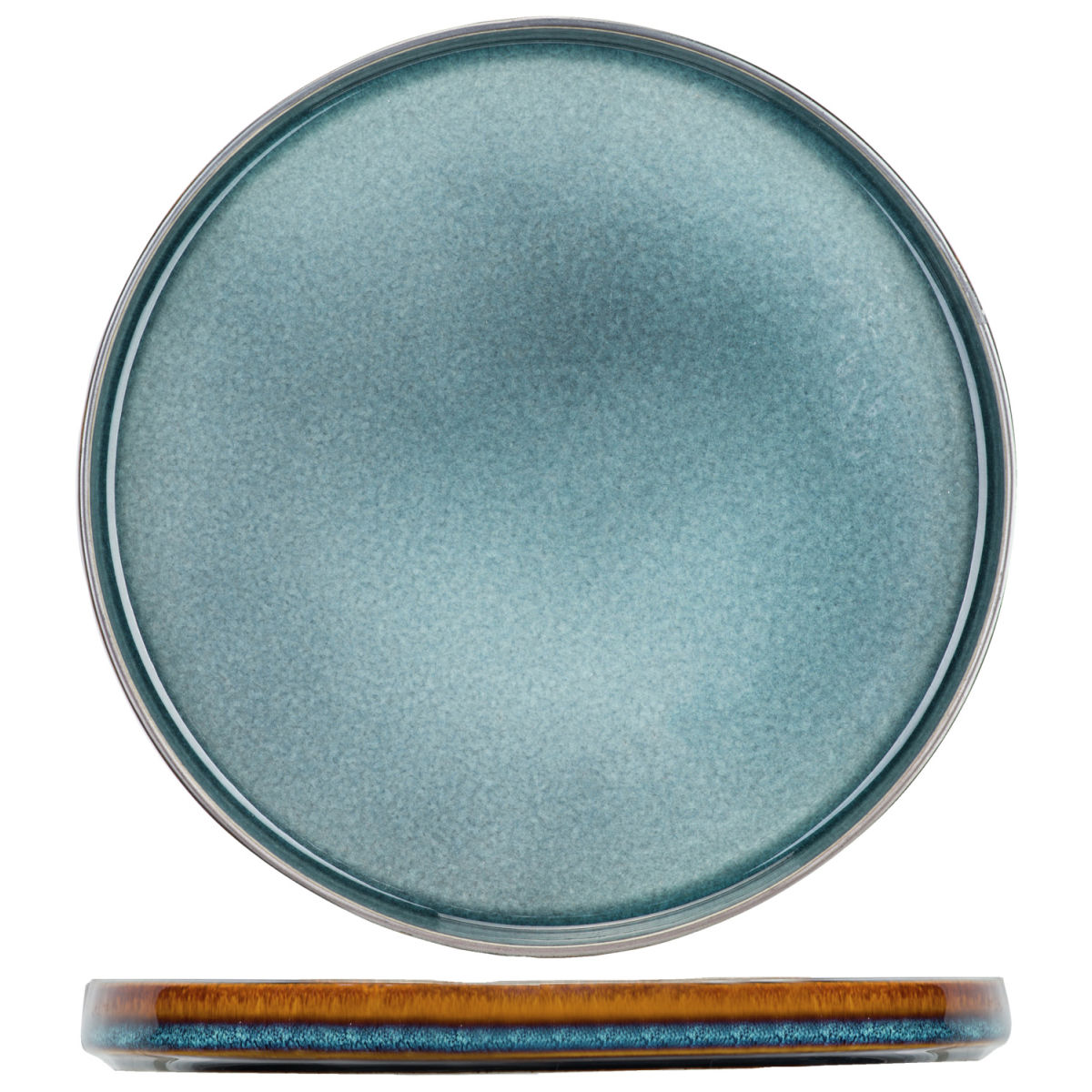 Piatto piano Quintana Cosy & Trendy; 14 cm (Ø); blu; rotonda; 6 pz. / Pacco