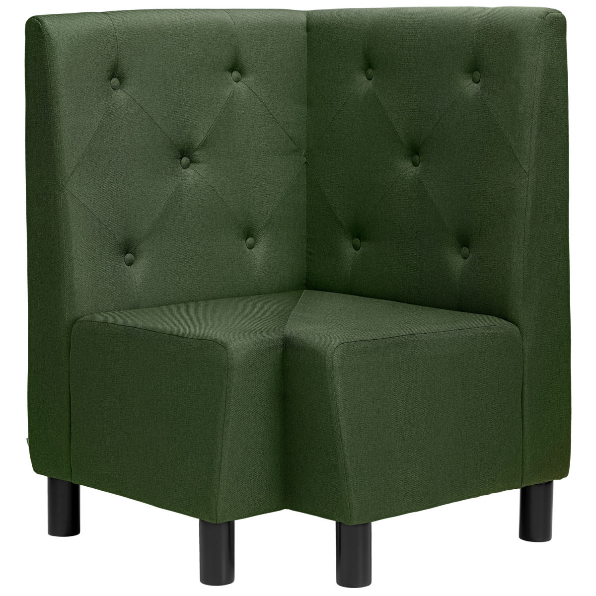 VEGA Eckbank Lerida II Stoff 75x75x102 cm (BxTxH); grün