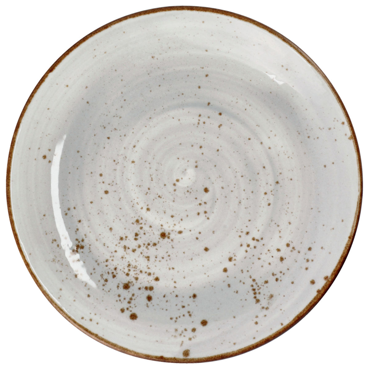 Piatto piano Nebro VEGA; 20 cm (Ø); grigio chiaro; rotonda; 6 pz. / confezione