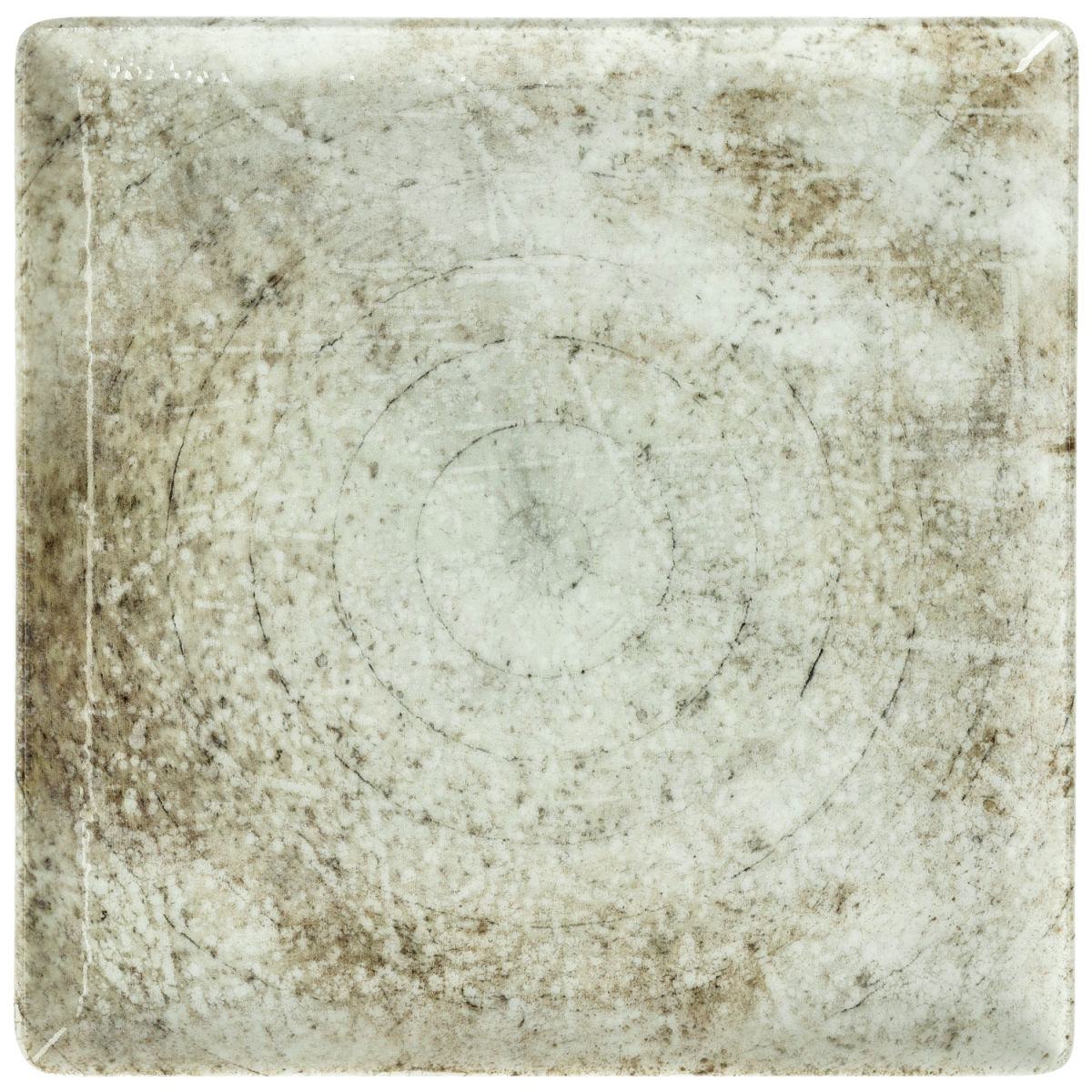 Piatto da portata Gironia quadrato VEGA; 11x11x1.5 cm (LxLxH); tortora; quadrata; 6 pz. / confezione