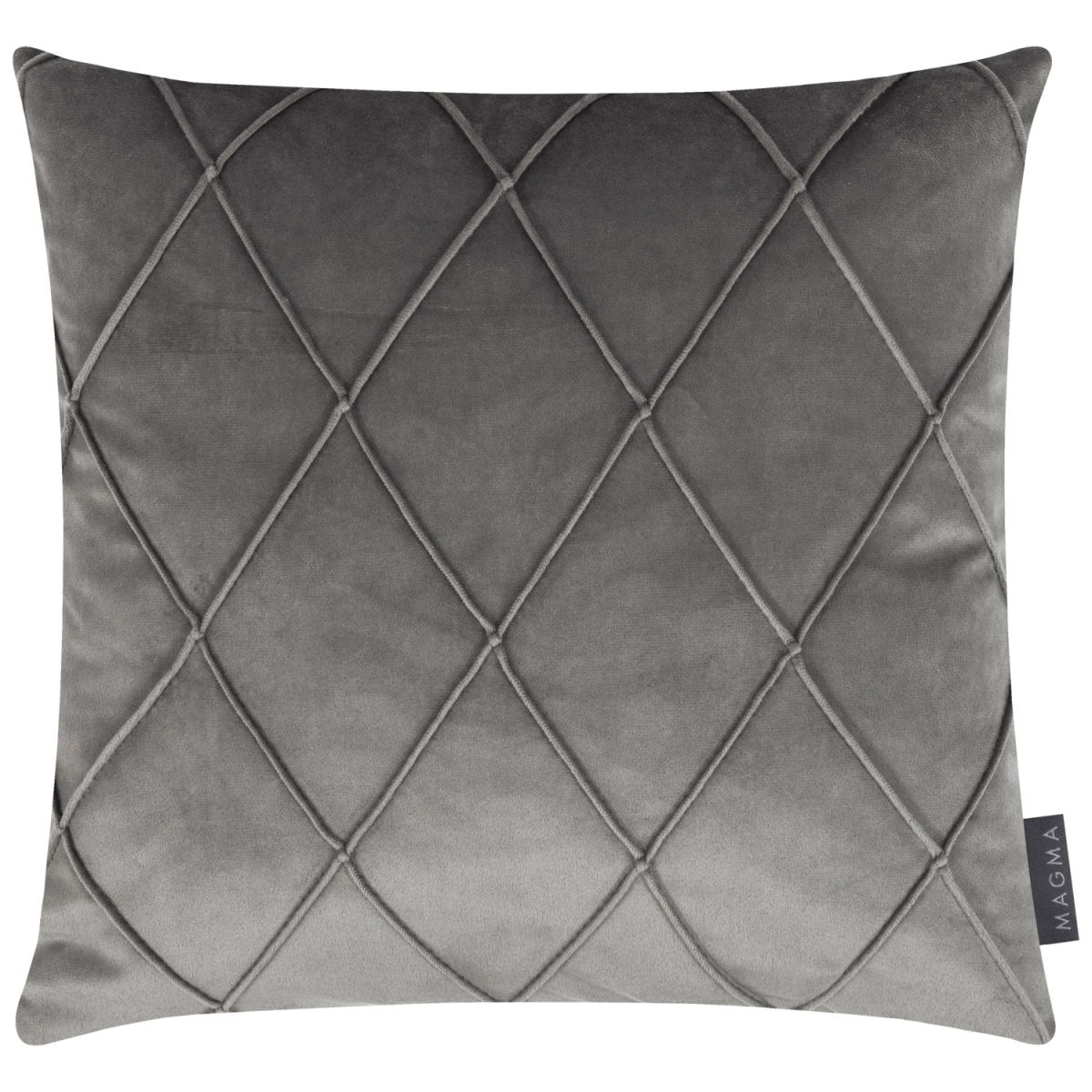 Funda cojín decorativo Kaira MAGMA; 40x40 cm (AnxLg); gris; cuadrada