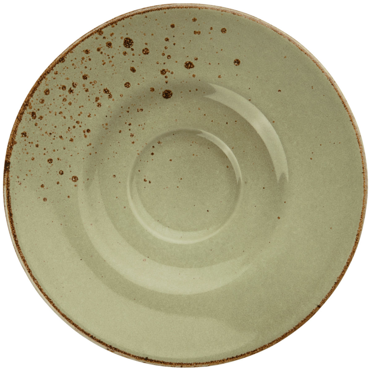 VEGA Kaffee-Untertasse Palana 16.5 cm (Ø); lindgrün; rund; 6 Stück / Pack