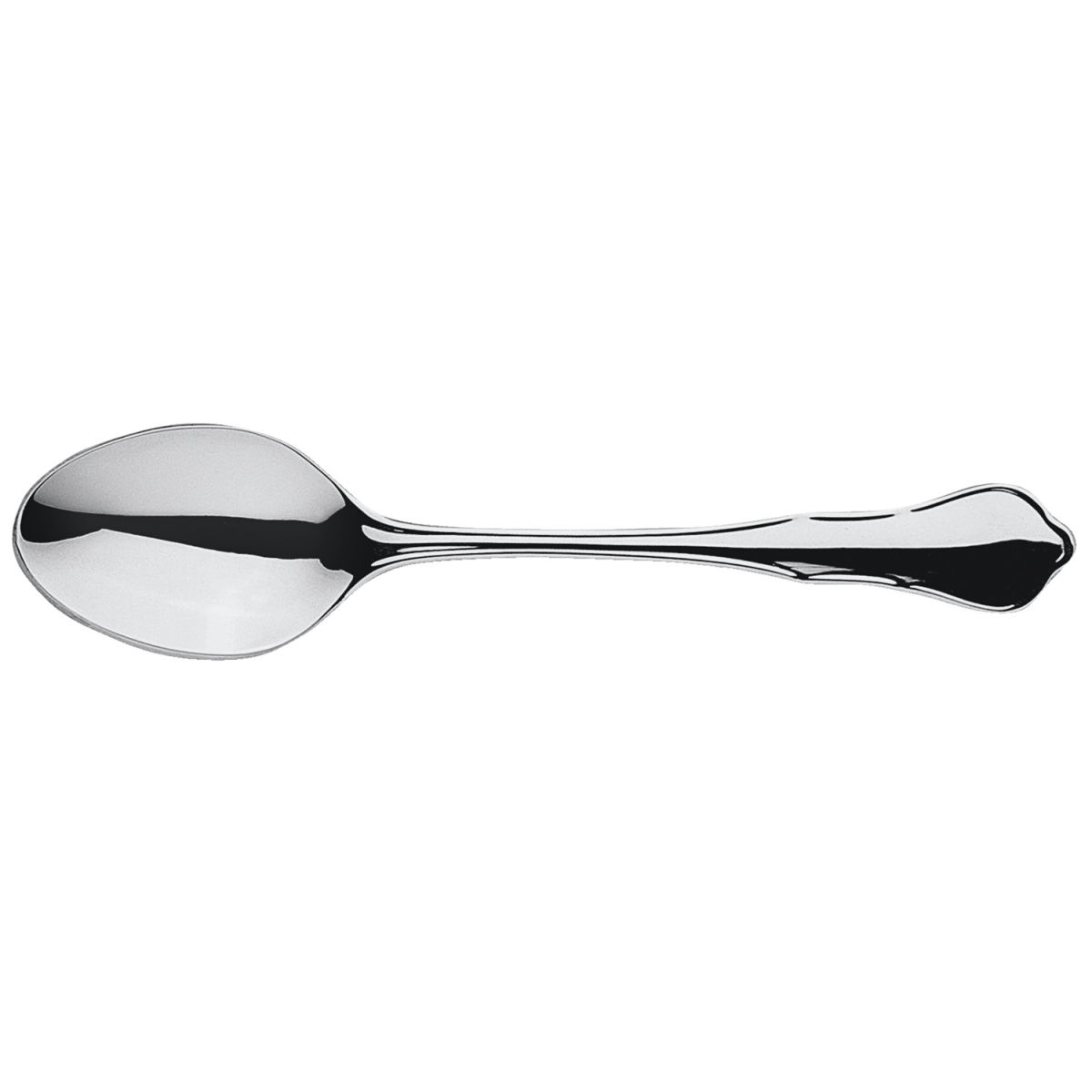 PULSIVA Kaffeelöffel Malaga II 14.3 cm (L); silber, Griff silber; 12 Stück / Pack
