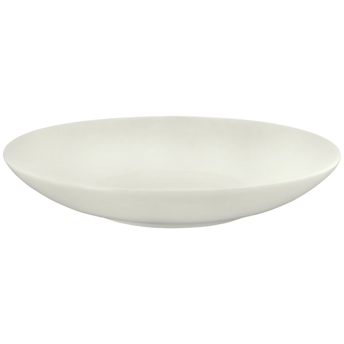 Vega Bord diep Opus; 700ml, 22.5x4 cm (ØxH); ivoor; rond; 6 stuk / verpakking