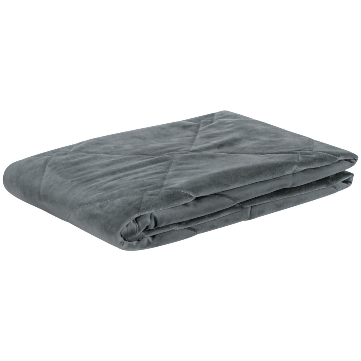 Camino de cama Samara Diamond ERWIN M.; 65x135 cm (AnxLg); gris oscuro; rectangular