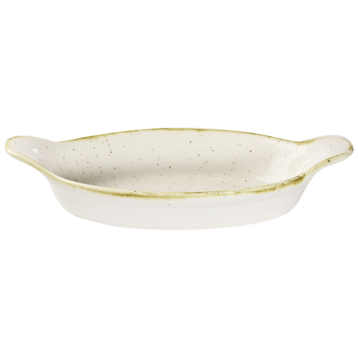 Churchill Pfanne Stonecast Barley White oval 0.255 l, 20.5x11.3 cm (LxB); weiß/braun; oval; 6 Stück / Pack