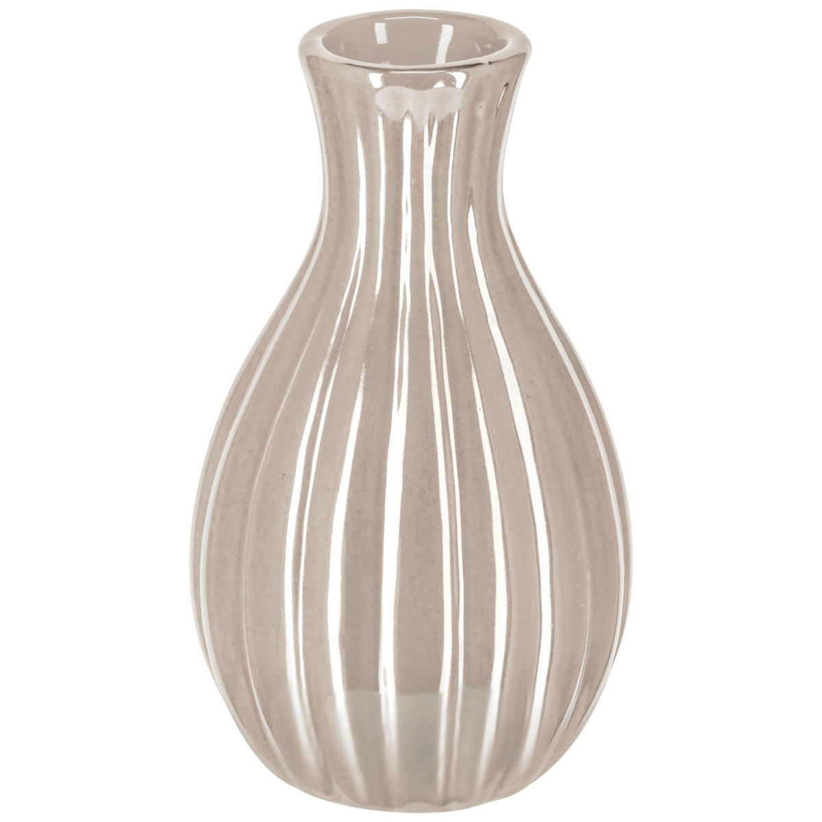 Vaso Adem; 5.8x10 cm (ØxH); grigio chiaro; 2 pz. / confezione