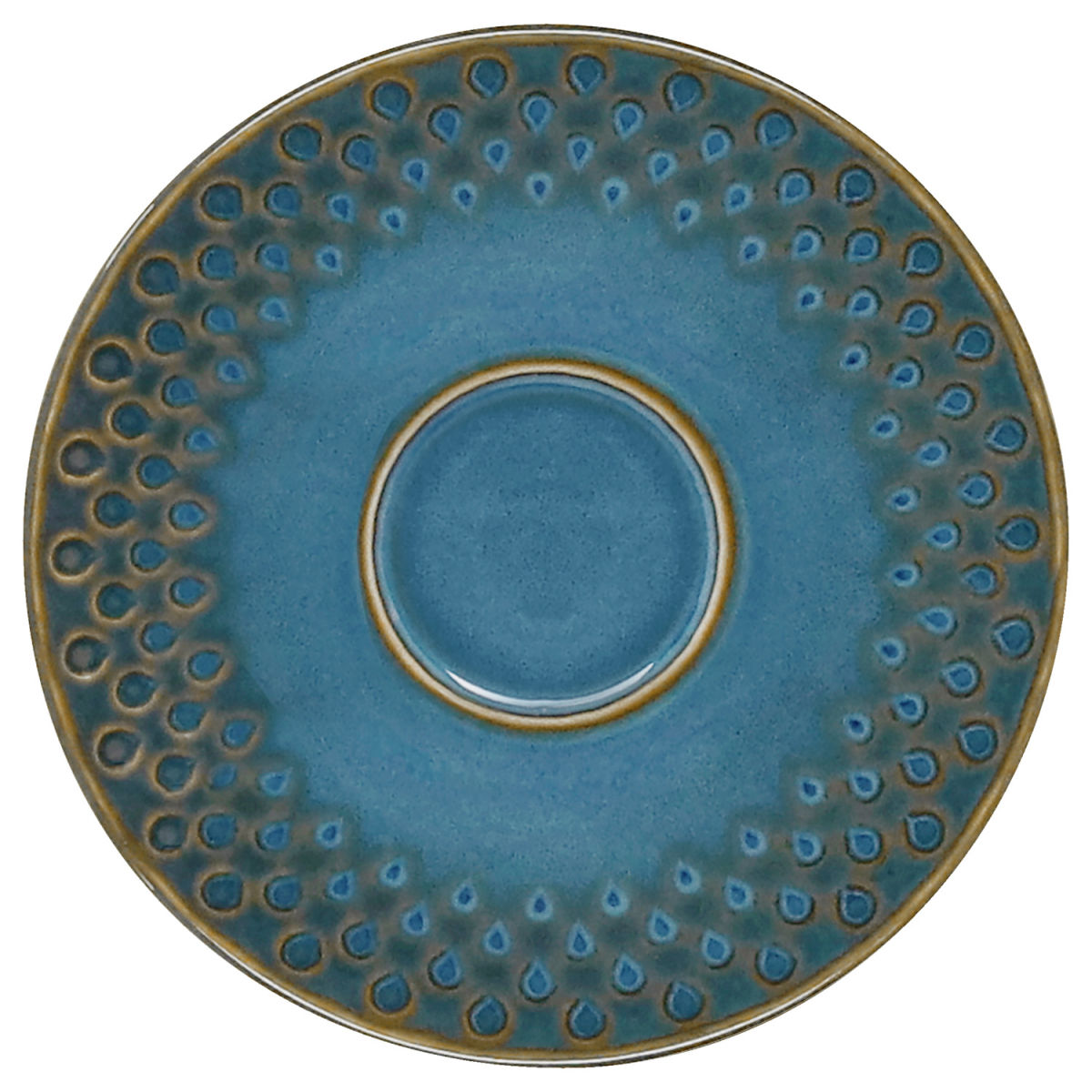 Piattino espresso Aranda VEGA; 12x1.5 cm (ØxH); blu; 4 pz. / confezione