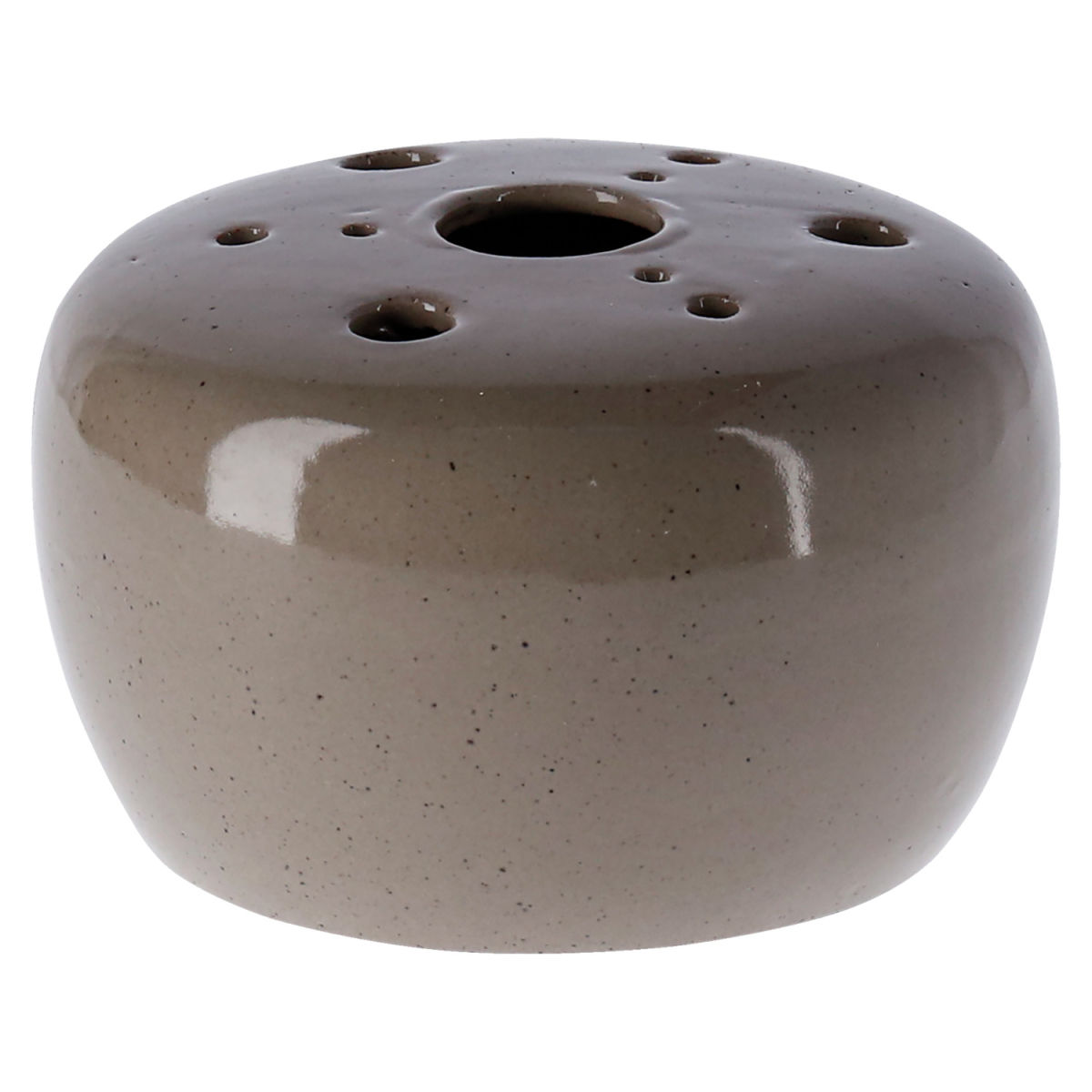 Vaso Seray VEGA; 11.5x7 cm (ØxH); tortora