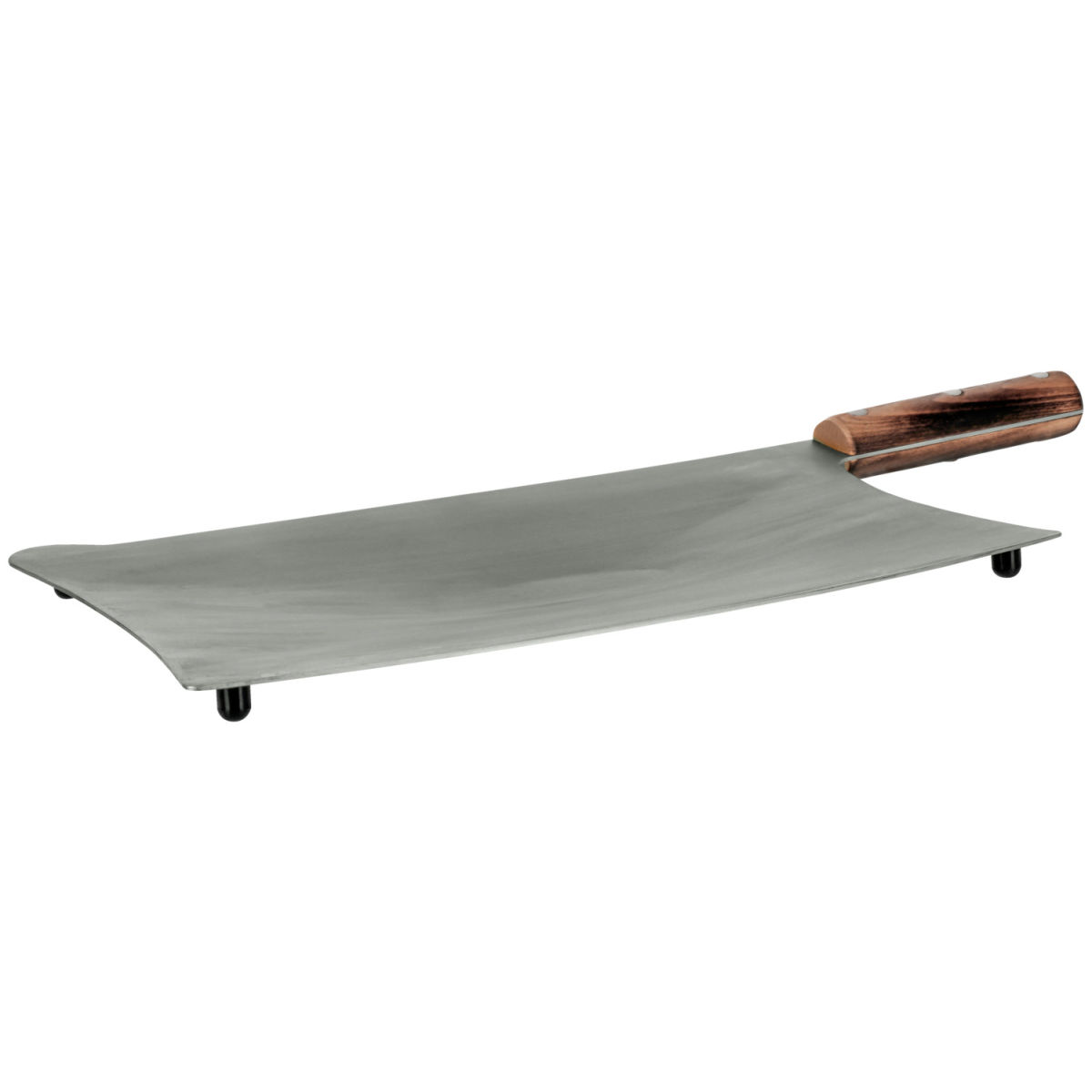 Mannaia Graham VEGA; 49x20x3.5 cm (LxLxH); marrone/acciaio inox; rettangolare