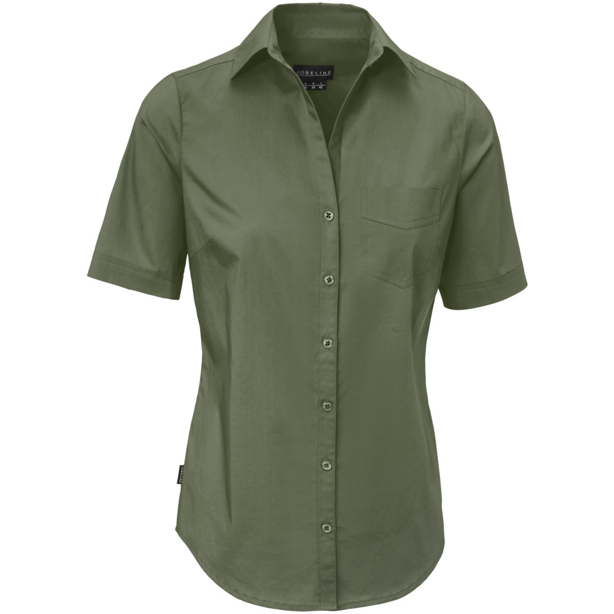 Blusa Kim manga corta JOBELINE; Talla 36; verde oliva