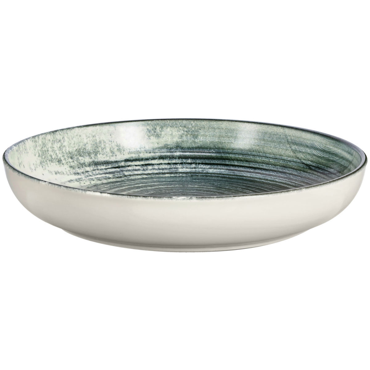 Piatto fondo Etana VEGA; 700ml, 22x4 cm (ØxH); bianco/antracite; rotonda; 6 pz. / confezione