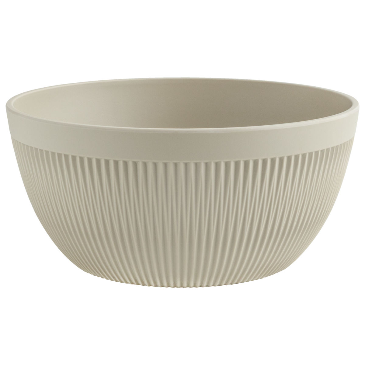 VEGA Schale Kanas rund, mit Relief 2700 ml, 23x10.5 cm (ØxH); beige; rund