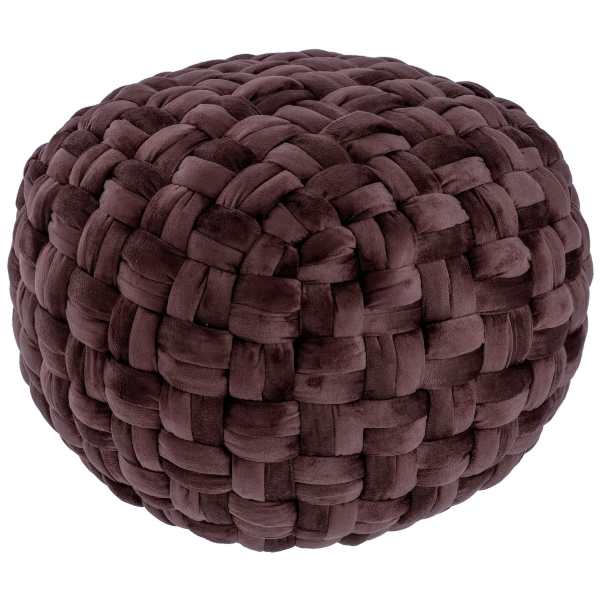 Pouf velluto Armeda VEGA; 48x33 cm (ØxH); lilla