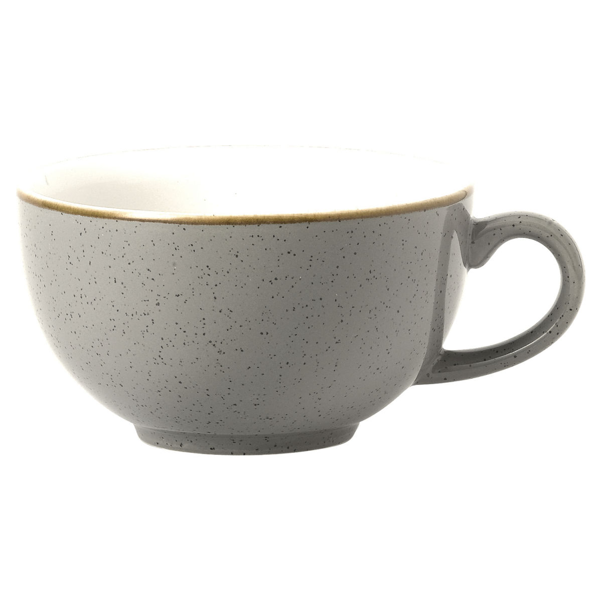 Taza de capuchino Stonecast Grey Churchill; 280ml, 11x6 cm (ØxAt); gris/marrón; redonda; 12 pz. / Paquete