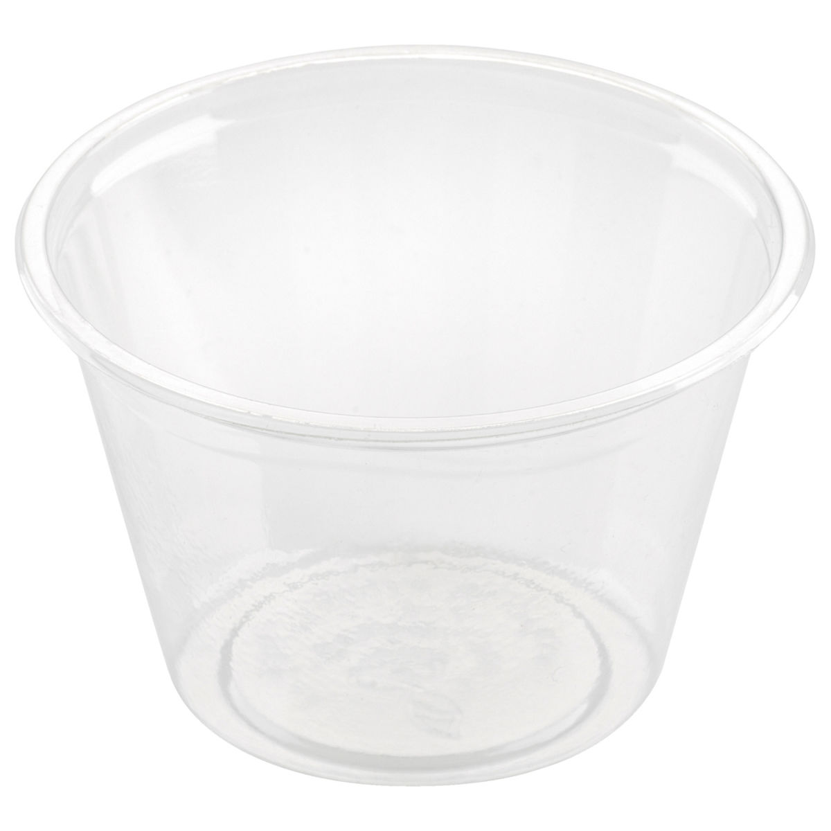 Ciotola dressing EcoEcho IX DUNI; 120ml, 7.5x4.7 cm (ØxH); trasparente; rotonda; 200 pz. / confezione