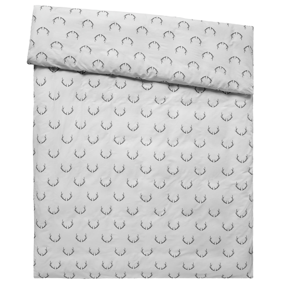 Copripiumino Enns ERWIN M.; 135x200 cm (LxL); grigio chiaro/grigio scuro