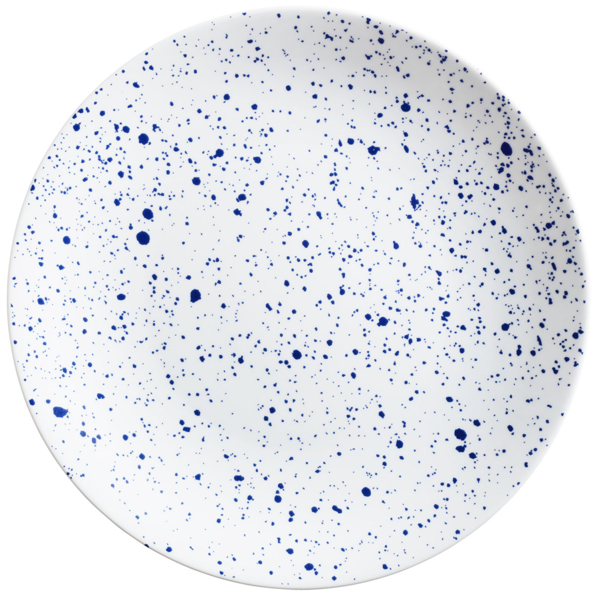 VEGA Teller Mixor flach, gesprenkelt 27 cm (Ø); weiß/blau; rund; 6 Stück / Pack