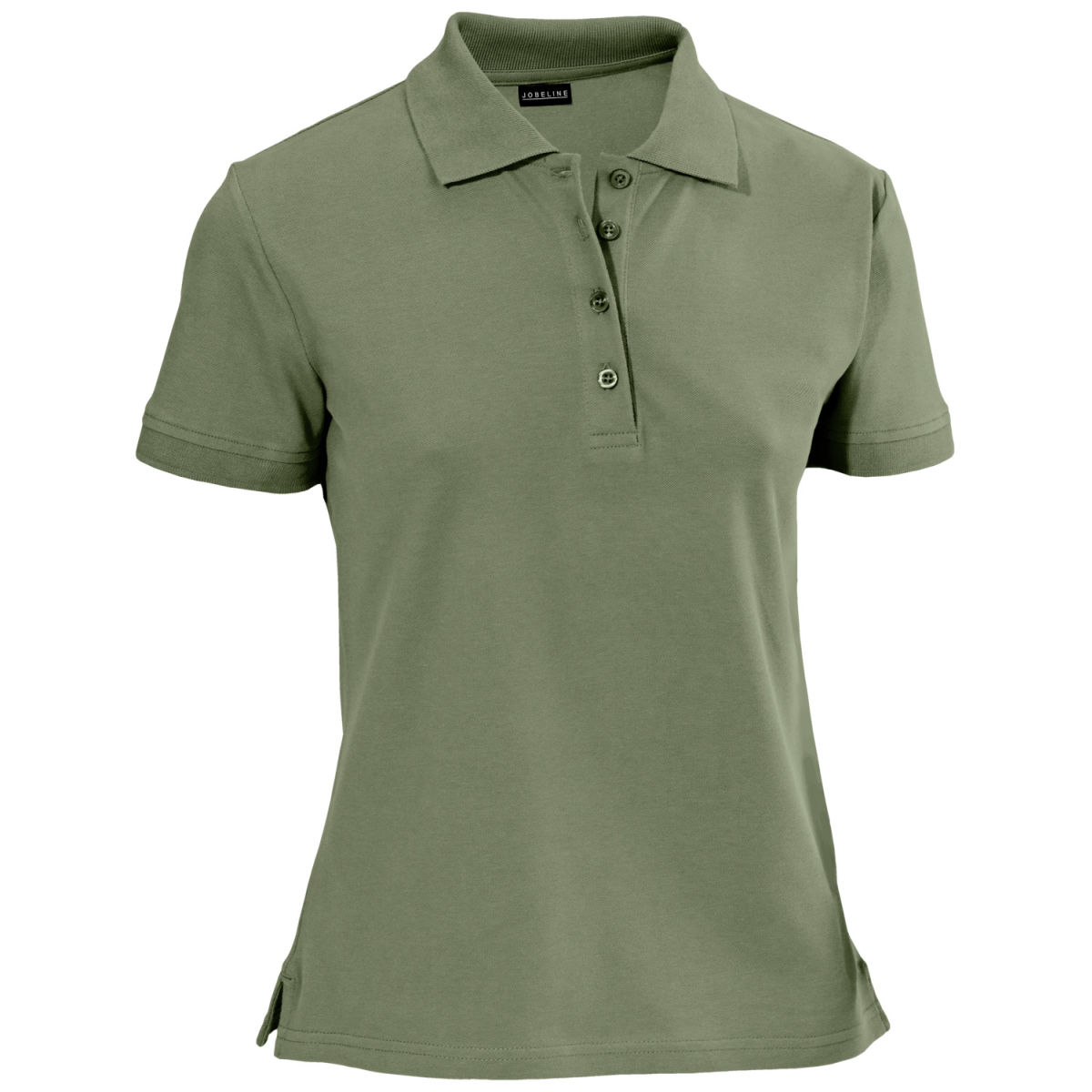 JOBELINE Damen Poloshirt Cato Kurzarm Kleidergröße XL; oliv
