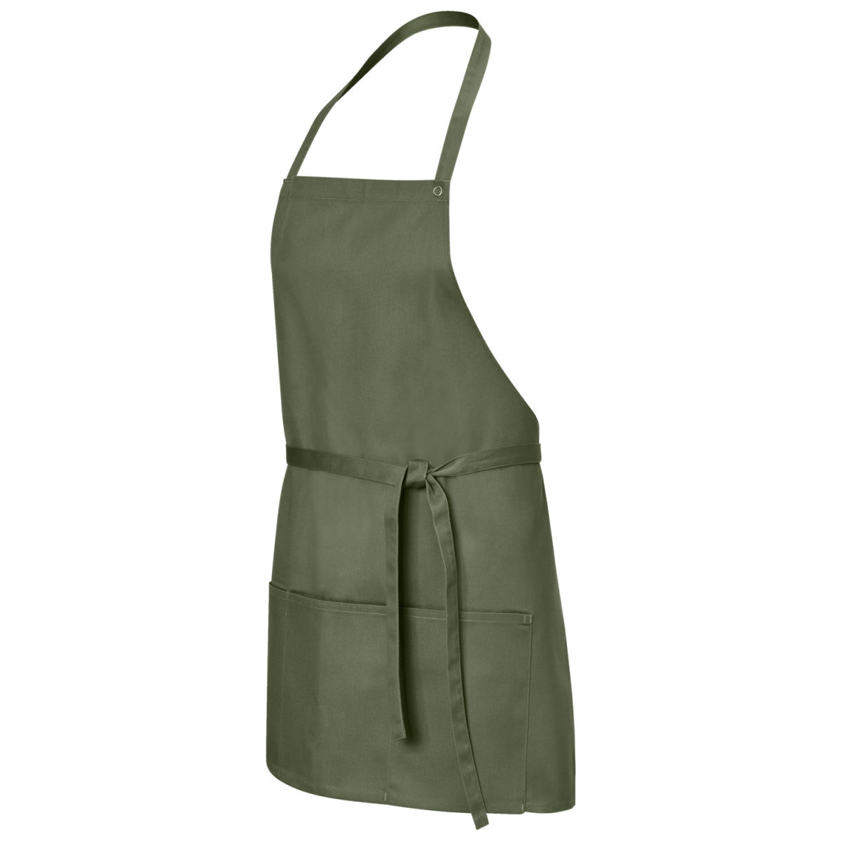 Grembiule con pettorina Sonia 64x8 cm (LxB) JOBELINE; 64x80 cm (LxL); verde oliva