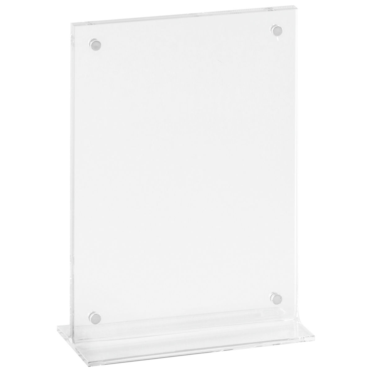 Espositore Bisagno VEGA; Misura A6, 10.6x15.3 cm (LxH); trasparente