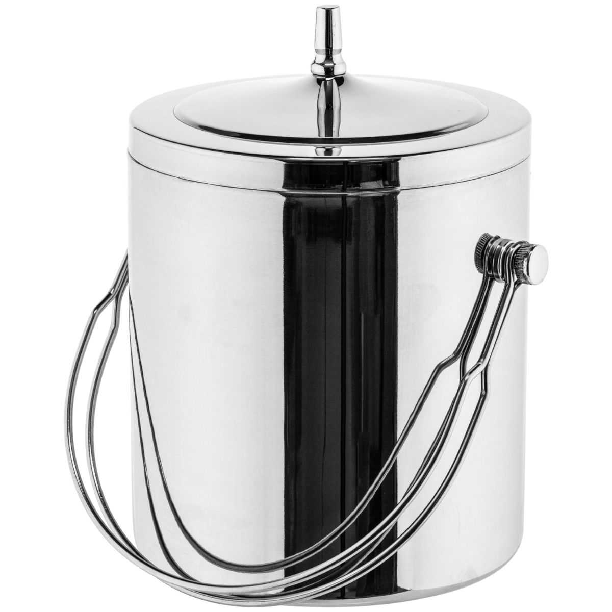 Secchiello da ghiaccio Aberdeen VEGA; 1500ml, 15.6x15 cm (HxØ); argento