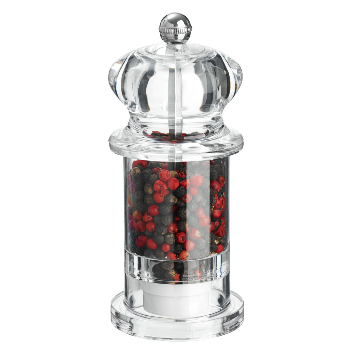 VEGA Pfeffermühle Walker rund 6x13.5 cm (ØxH); transparent