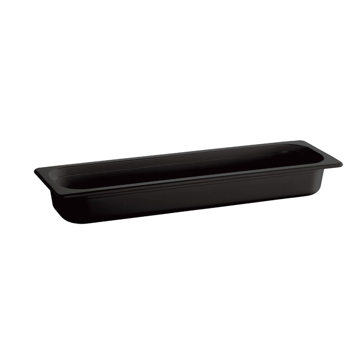 Contenitore Gastronorm APS; Misura GN 2/4, 3 l, 53x16.2x6.5 cm (LxLxP); nero
